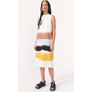 Baum und Pferdgarten Ajajo Dress Mountain Scape Yellow Size 34 NWT